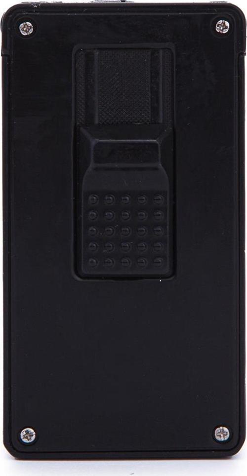 Çift Torch Pürmüz Siyah Metal Puro Çakmağı