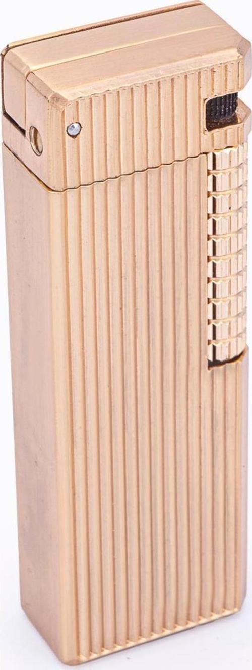 Gold Çizgi Detaylı Soft Flame Metal Çakmak