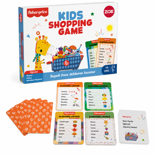 Kids Shopping Game – Eğitici Alışveriş Oyunu | Hafıza ve Eşleştirme Oyunu | 3+ Yaş