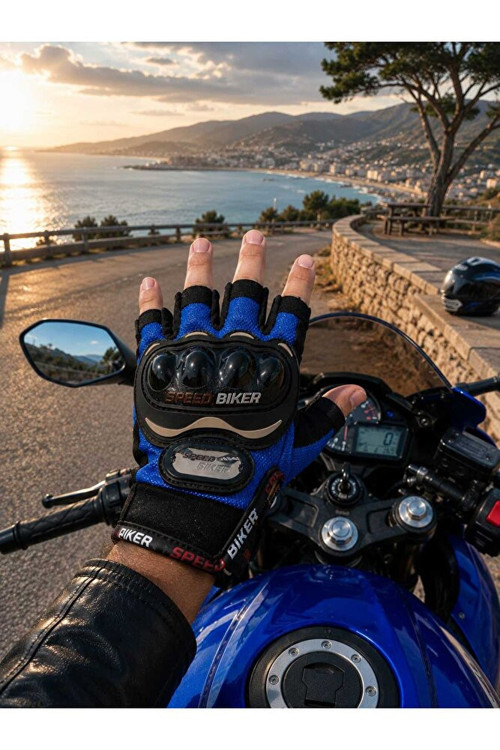 BabeBiker 3 Mevsim Korumalı Eldiven Kısa C E En13594 Onaylı