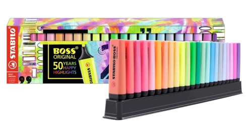 boss 23 lü fosforlu kalem seti DX0001