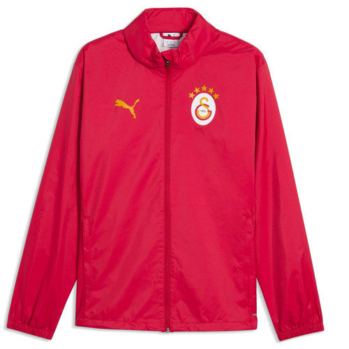 GSK All-Weather Jacket Jr Sarı-Kırmızı Çocuk Yağmurluk