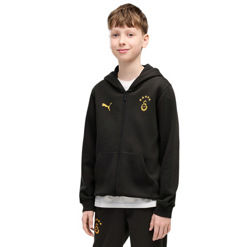 GSK FtblESS FZ HoodJkt Jr FL Siyah Çocuk Sweatshirt