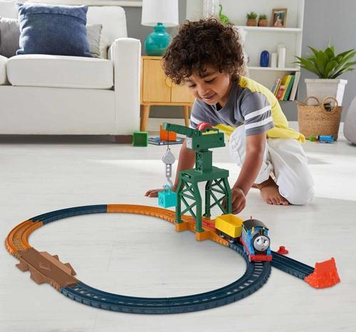 Thomas ve Arkadaşları Thomas Tren ve Vinç Cranky The Crane Cargo Drop HGY79