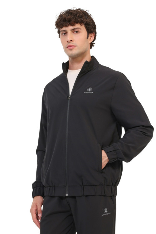 6W M-BS04 Woven T.Suit 6PR Siyah Erkek Eşofman Takımı