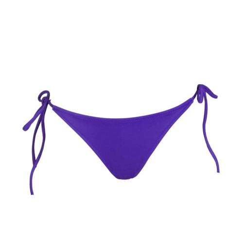 Bağcıklı Mor Kadın Bikini Alt