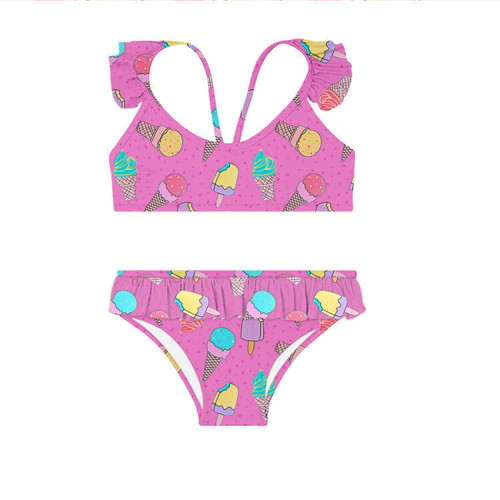 Glace Bikini Pembe Çocuk Bikini
