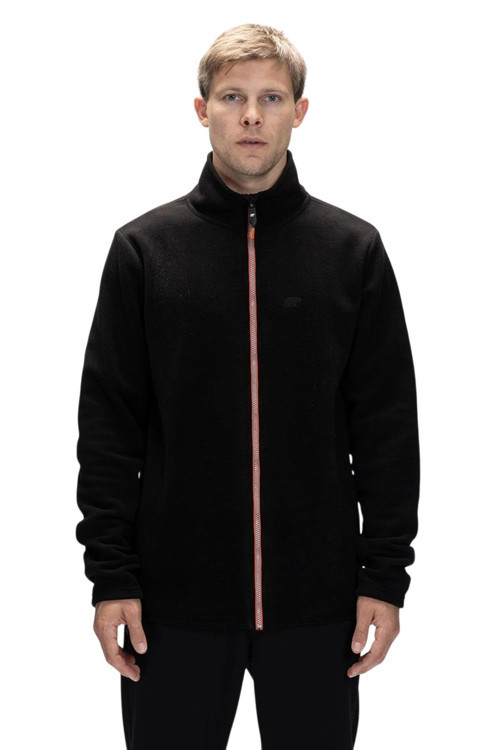 Sky Full Zip Siyah Erkek Polar