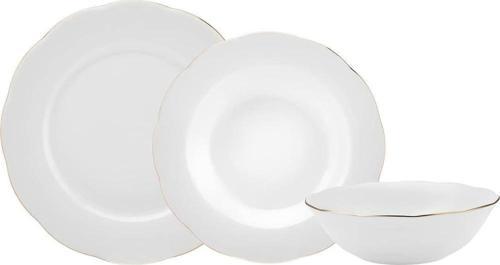 Yonca 18 Parça 6 Kişilik Porselen Yemek Takımı