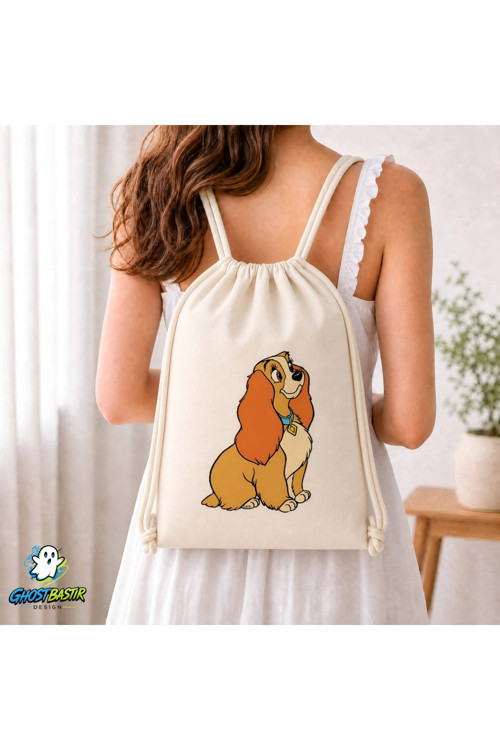 Lady ve Tramp Büzgülü Keten Çanta C171