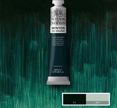 Winton Yağlı Boya 200 ml. 048 Phthalo Deep Green