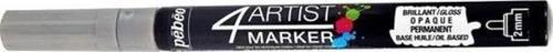 4Artist Oil Marker Yağlıboya Kalemi 2mm Yuvarlak Uç SILVER