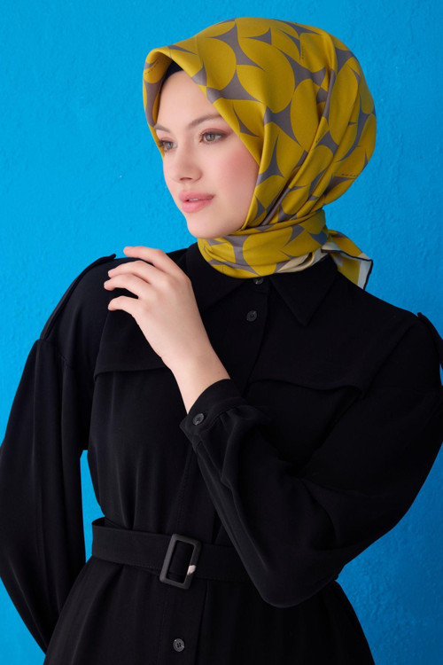 %100 Twill İpek Eşarp 4117D 33