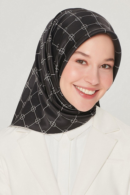 Yeni Nostalji Serisi Ipek Twill Eşarp 8555-14