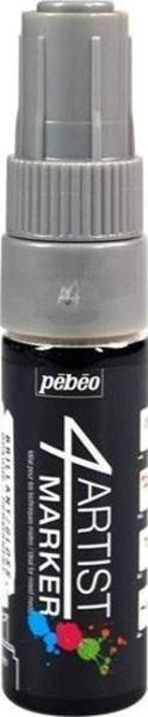 4Artist Oil Marker Yağlıboya Kalemi 8mm Kesik Uç SILVER