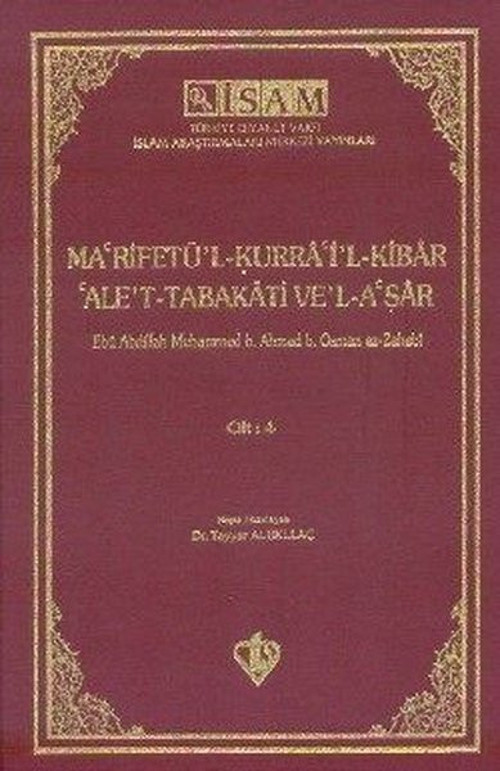 Marifetül Kurrail Kibar Alet Tabakati Velaşar 4.Cilt