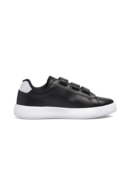 Siyah Cırtlı Kalın Rahat Tabanlı Unisex Çocuk Sneaker Spor Ayakkabı Hml Busan 25 Jr