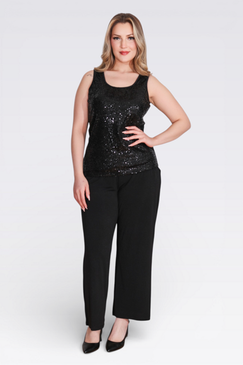 Beli Lastikli Rahat Kesim Boru Paça Bilek Boy Pantolon 26YTS30140