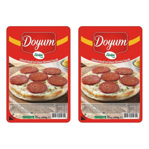 Doyum Dilimli Sucuk 250 g 2 li