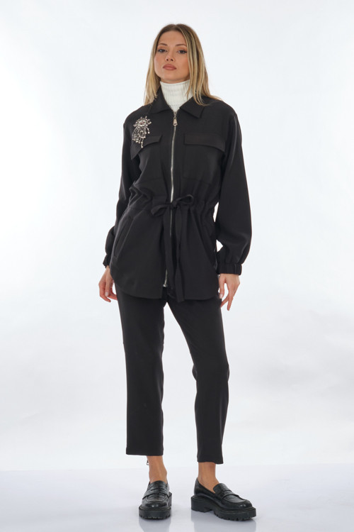 Oversize Uzun Kol Minimalist Kadın Bluz - Günlük & Özel Gün