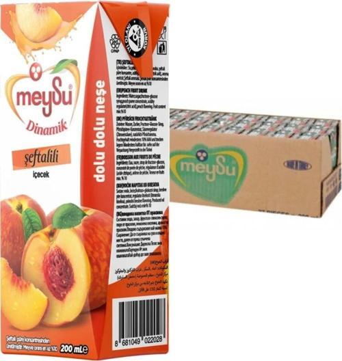 Şeftali Dinamik Meyve Suyu 200 Ml 27'li 1 Koli