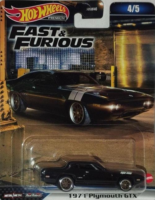 Premium Fast & Furious 1971 Plymouth GTX HNW46 HNW55