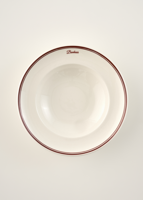 Bonheur Makarna Tabağı 28 cm Bordo