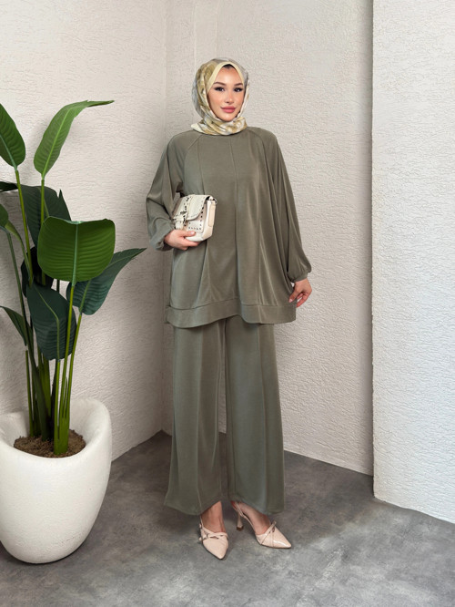 Elegant Model Pike Kumaş Kadın Alt Üst Takım