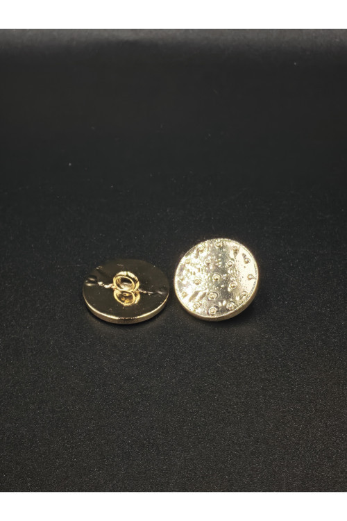 Kararma Yapmayan Ekstra Parlak Askı Kaplama Antik Dokulu Metal Blazer Düğme 32 Boy 20 Mm/6 Adet