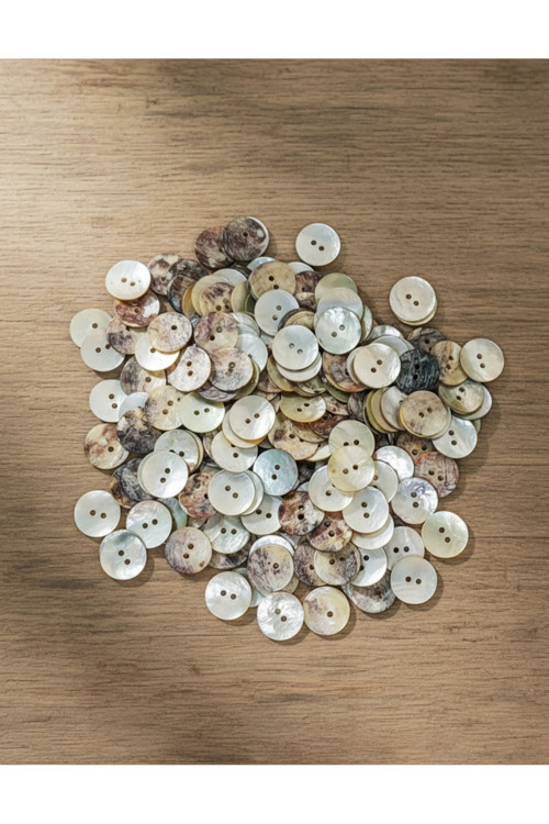 Doğal Hakiki Düğme 24 Boy 15.3mm/20 Adet