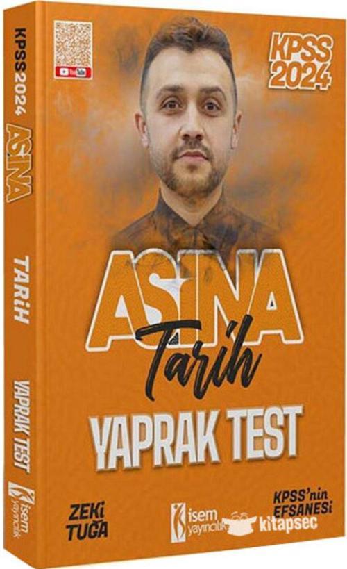 2024 KPSS Aşina Tarih Yaprak Test 