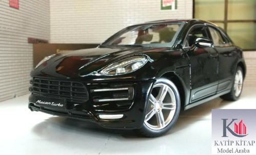Burago Porsche Macan 1/24 Siyah Model Araba