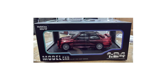 BMW M3 Bordo 1/24 Model Araba