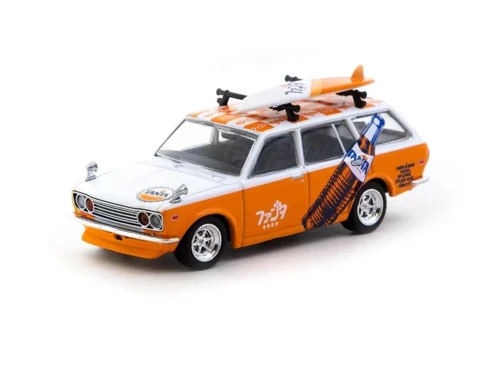 Tarmac Datsun Bluebird 510 Wagon Fanta 1/64 Model Araba