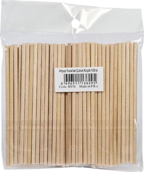 Ahşap Yuvarlak Çubuk Küçük