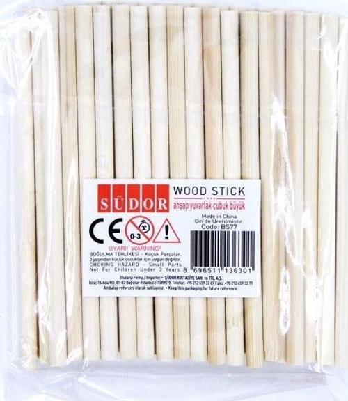 Ahşap Yuvarlak Çubuk Büyük