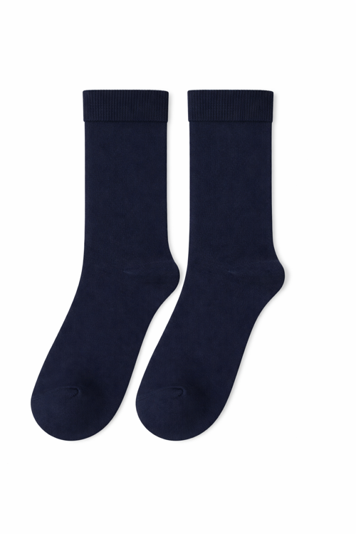 Carnaval Lacivert Düz Unisex Soket Çorap