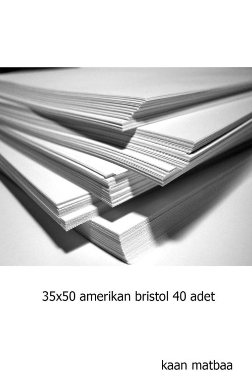 40 Adet 35x50 400 gr Amerikan Bristol Kağıt Karton (2,8 KG)