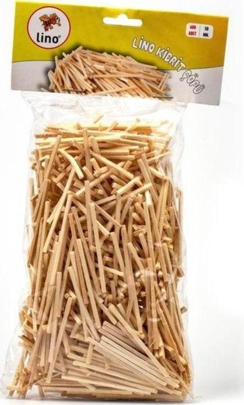 Kibrit Çöpü Naturel 50 mm 600 Adet