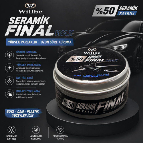 Auto Care %50 Seramik Katkılı Final Wax 150 ml