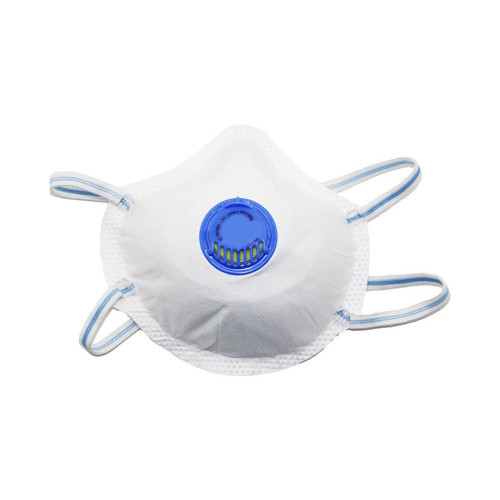 Ventilli Maske FFP2 NR Toz İş Güvenlik Sanayi Boya Maskesi Konik Maske - 250 Adet