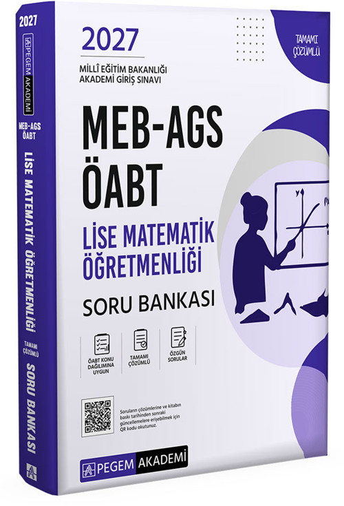2027 MEB AGS ÖABT Lise Matematik Öğretmenliği Tamamı Çözümlü Soru Bankası