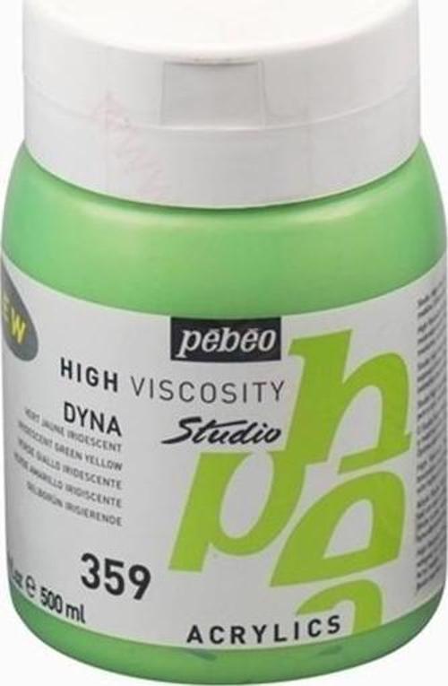 Studio Akrilik Boya 500 ml 359 Iridescent Green Yellow