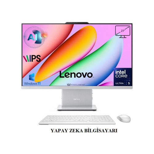 Ideacentre 27ILL11 P6 Intel Core™ Ultra 5 226V 16GB Ram 2tb SSD 27'' Fhd Windows 11 Pro Beyaz Aı-Powered Aıo Bilgisayar