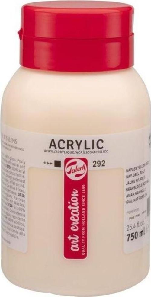 Art Creation Akrilik Boya 750 ml. 292 Naplea Yellow Red Light