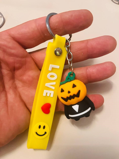 Cadılar Bayramı Halloween 3D Silikon Anahtarlık – Karışık Model Çanta & Araba Süsü