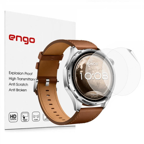 Honor Watch 6 İle Uyumlu Ekran Koruyucu TPU, Tam Kaplayan Akıllı Saat Koruması 2 Adet, Çizilmeye Dayanıklı Şeffaf Koruma