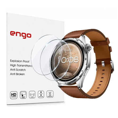 Honor Watch 6 İle Uyumlu Ekran Koruyucu Nano Parlak Çizilmeye Dayanıklı Akıllı Saat Koruması, 9H Kırılmaz Esnek Cam, Hd