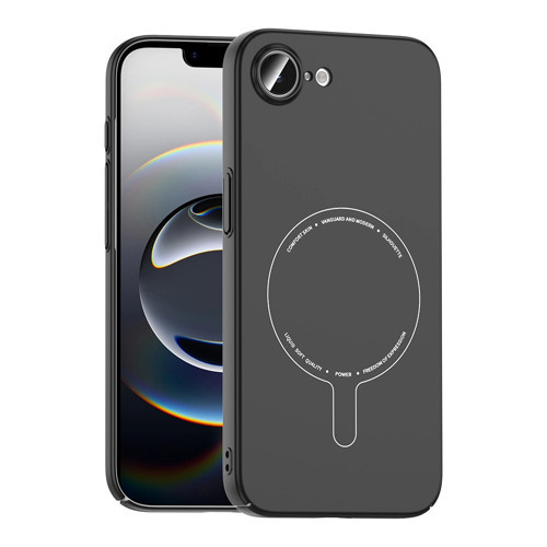 Apple iPhone 16E Uyumlu Kılıf M-Safe Şarj Ultra İnce Yapılı Kamera Korumalı Elio Sert PC Kapak