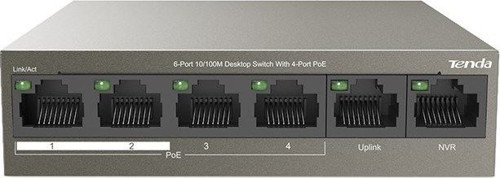 TEF1106P-4-63W 6 Port 10/100M 4-Port PoE Switch